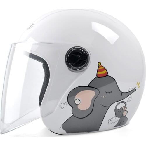 Motorcycle Cute Helmet Electric Scooter Bike Moto Men Lady Lightweight Universal Safety Neutral Open Face Helmets