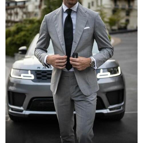 2021 Mint Green Mens Wedding Tuxedos Two Button Peaked Lapel Groom Wear Business Party Prom Best Men Blazer Suit(Jacket+Pants)