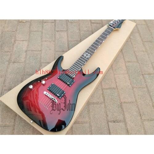 New Big John Left Handed Electric Guitar with Across Bridge Multicolor BJ-20