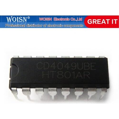 10PCS CD4049UBE CD4049 DIP16 DIP CD4049BE new original In Stock