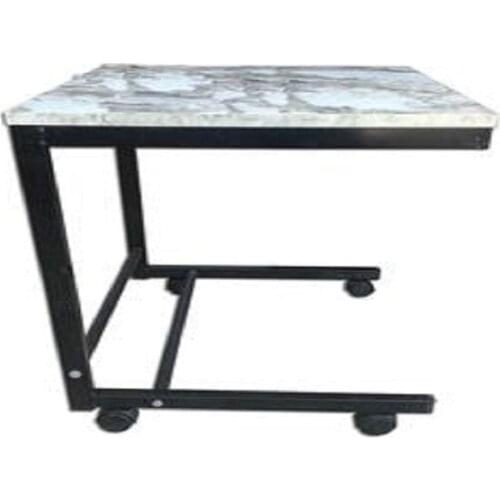 New Modern Marketonya Wheel Seat Laptop Stand White Marble coffe table table basse