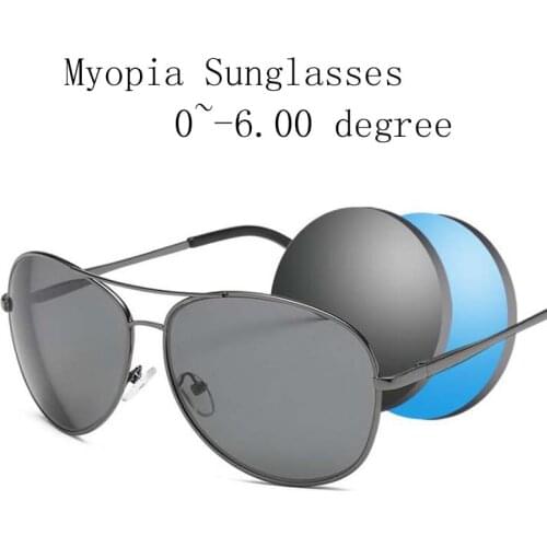 Prescription -1.0 -1.5 -2.0 -2.5 -3.0 -4.5 -5.0 Finished Polarized Myopia Sunglasses Men Women Short sighted Optics Eyewear