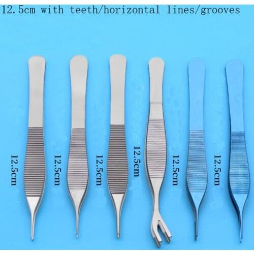 Big belly plastic tweezers ophthalmological equipment beauty tweezers double eyelid cartilage tweezers toothed tweezers horizont