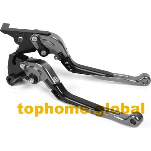 Folding Extendable Clutch Brake Levers For TRIUMPH SPEED TRIPLE 1997- 2003 CNC Adjustable 1998 1999 2000 2001 2002 Grey/BLK