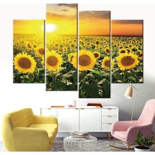 Modern Abstract flower Poster Print Canvas Painting Pictures Wall Art Home Decor Wall Art