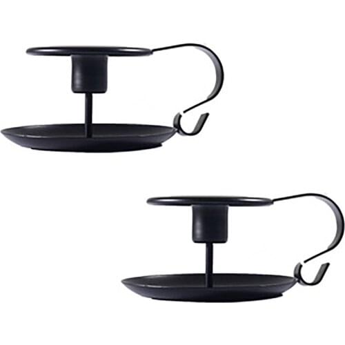 4pcs Modern Iron Candle Holder Candlestick Model Room Restaurant Decoration Ornaments Metal Crafts home decor