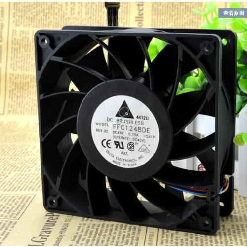12038 12CM wind capacity double ball bearing fan 48V 0.75A FFC1248DE