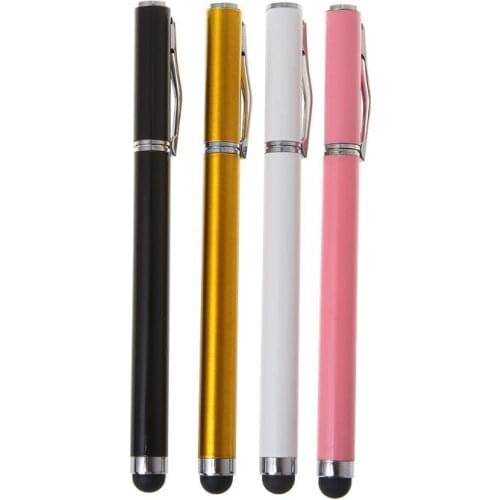 2 in 1 Capacitive Pen Touch Screen Hand Writing Stylus Smart Phone Tablet for iPad Mini