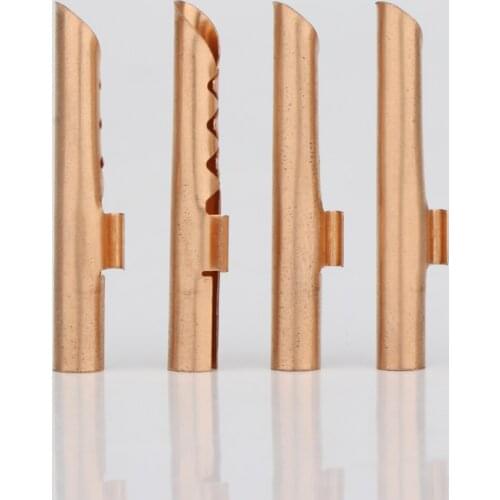 20pcs Bronze copper BFA 4mm Z-Type Banana Plug Speaker Cable Connector