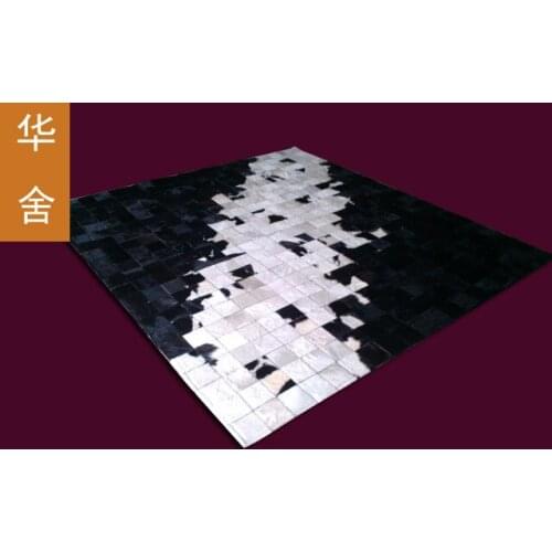 2018 free express delivery 1 piece 100% natural cowhide leather needle felt carpet
