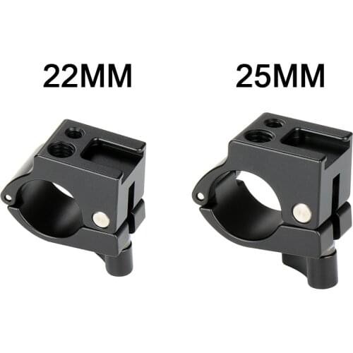 22/25mm 0.87/0.98" Aluminium Rail Rod Clamp Holder Adapter Monitor Stand Mount for DJI Ronin M/MX Zhiyun Crane 2/Plus Gimbal