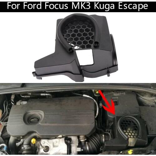 For Ford Focus MK3 Kuga Escape Black Hood Air Box Intake Filter Vent Cover Trim