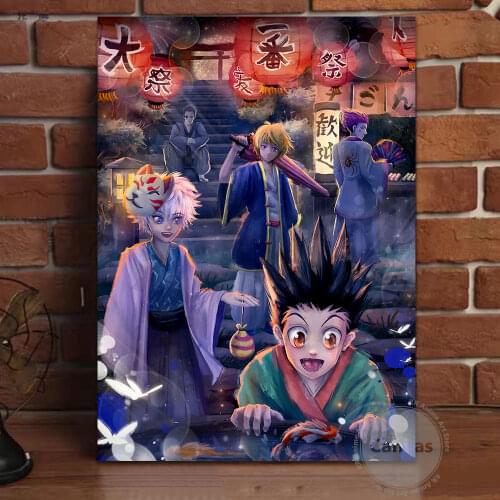 Canvas Anime HUNTER x HUNTER Pictures Home Manga Decoration Paintings Poster HD Prints Wall Art Modular Living Room