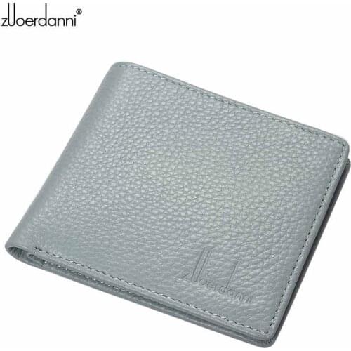 Short Wallets Genuine Leather women Ultra Thin Wallet Purse Vintage Solid Purses Womens Slim Card Bags High Quality Free Shipp