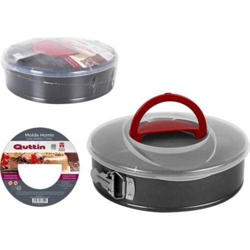 Springform Pan Quttin Carbon steel Circular With lid Black
