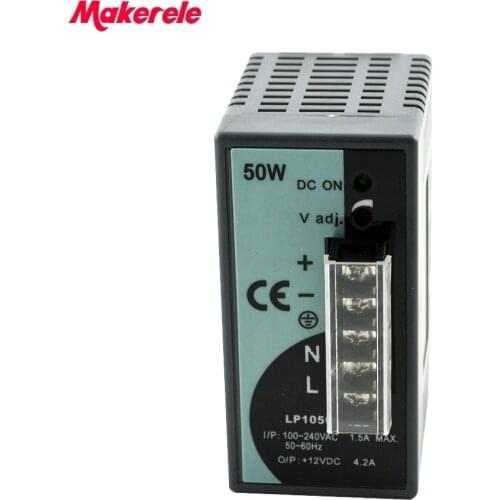 50w Mini size Din Rail Switching Model power supply small volume 5V 12V 24V 48V ac-dc smps led driver free shipping
