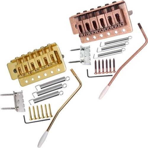 6 String Guitar Tremolo Bridge Set w/ Whammy Bar for ST Electric Parts