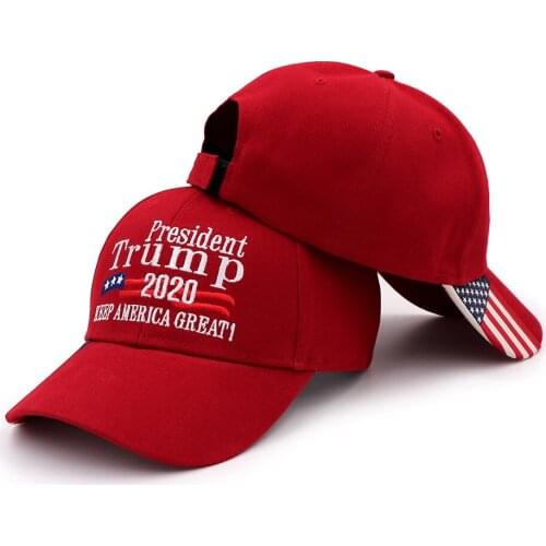 [SMOLDER]New Arrival RealdonaldTrump 2020 hat Keep America great snapback hiphop capEmbroidery USA Flag Re-Election baseball cap