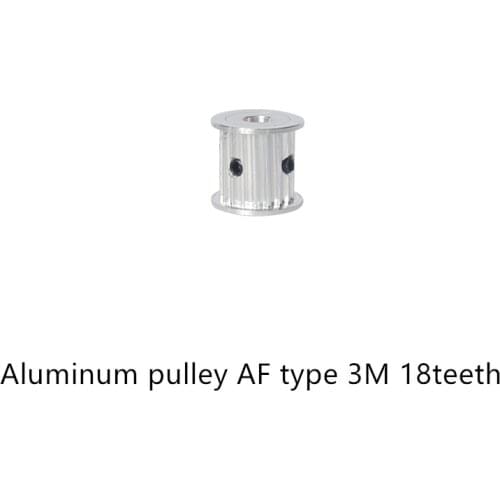 AF type 18 teeth 3M Timing Pulley Bore 6.35mm 10mm for HTD belt used in linear pulley 18Teeth 18T
