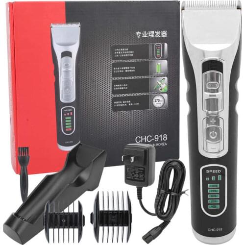 Tondeuse Cheveux Mens Hair Cutting Kit Rechargeable Hair Clippers for Home Barber US Plug 100-240V CHC-918/916/975