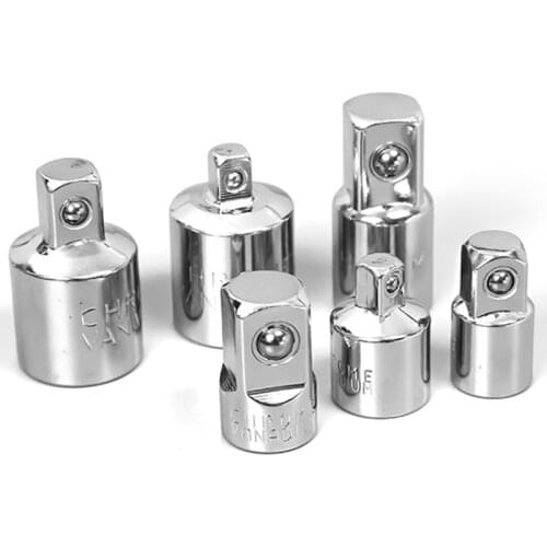 6pcs/set 1/4" 3/8" 1/2" Drive Socket Reducer Converter Reducer Air Impact Craftsman Socket Wrench Adapter Hand Tools Set