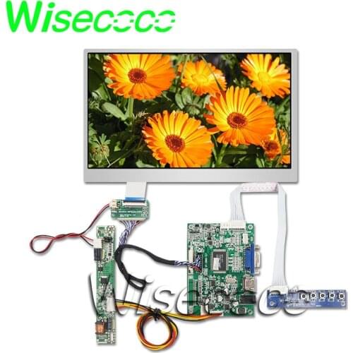 Wisecoco 10.1 inch 1280x720 tft ips lcd display lvds 40 pins controller board 750 nits high brightness full viewing angle