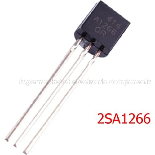 100PCS 2SA1266 TO-92 A1266 TO92 New Triode Transistor