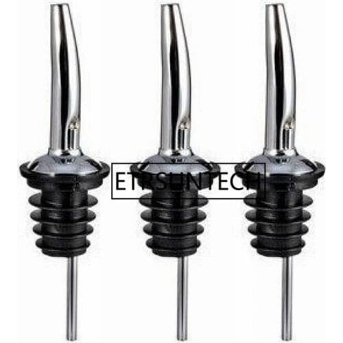 200pcs Stainless Steel Wine Bottle Pourer Cocktail Liquor Pourer Sause Olive Oil Drop Bar Wine Accessories