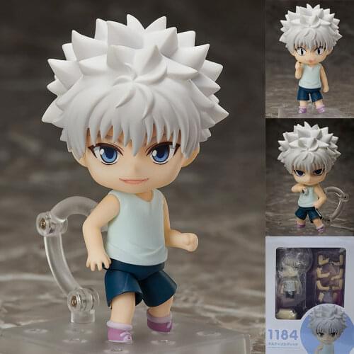 10cm Hunter x Hunter Anime Figure Killua Zoldyck 1184# Action Figure Finished Goods Model PVC Toys