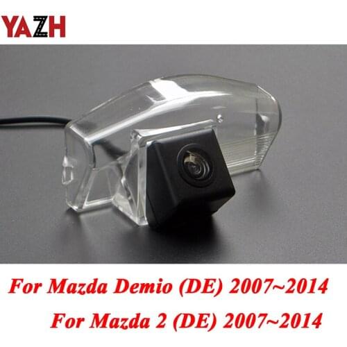 YAZH Car Reverse Camera For Mazda 2 DE 2007 2008 2009 2010 2012 2013 2014 / CCD Auto Parking Backup Camera For Mazda Demio DE