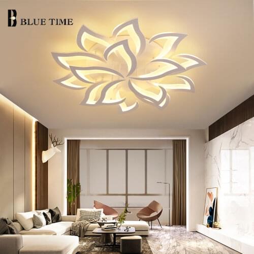 Home Led Ceiling Light for Living room Bedroom Dining room Black&White Modern Ceiling Lamp Luminaires Lighting Fixture 220V 110V