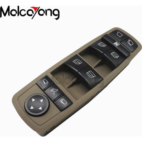 Brown Master Power Window Switch No. A2518300390 2518300390 For Mercedes-Benz GL350 GL450 GL550 R350 R320 GL164