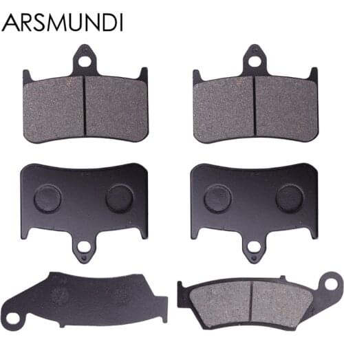 1 Set Motorcycle High Quality Brake Pads Disks Shoes Front And Rear FOR Honda VFR750 VFR400 RVF400 VFR RVF 40 NC30 NC35 Parts