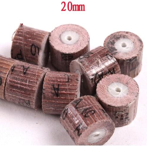 10pcs 20mm sandpaper grinding wheel sanding disc dremel tools accessories rotary tool abrasive buffing polishing for woodworking