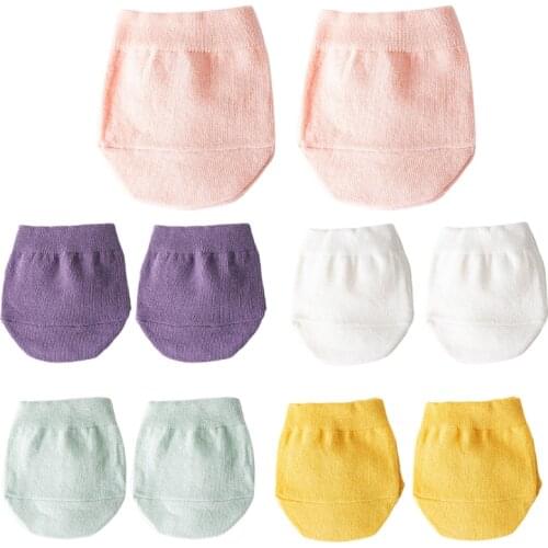 5 Pairs Women Summer Toe Topper Liner Half Socks Solid Candy Color Seamless Non-Skid Bottom High Heels Invisible Breathable