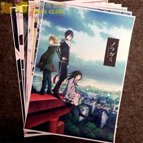 Anime Noragami Yato Yukine 8 PCS Postcard Photo Picture Poster Post Cards Halloween Cosplay Post card Christmas Gift