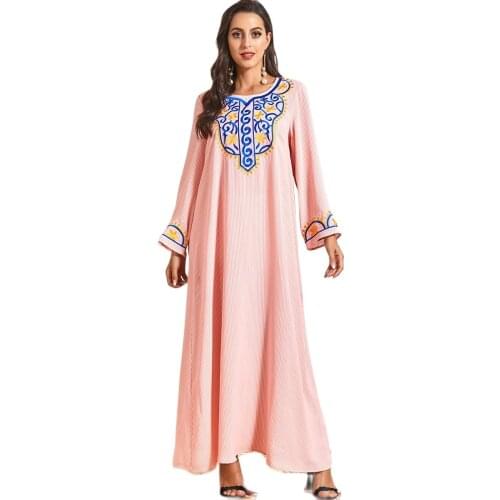 Ramadam Tesettur Elbise Caftan Arabe Turkish Ladies Dubai Islamic Clothes Maroc Robes Arabic Abaya Kleider Eid Clothing