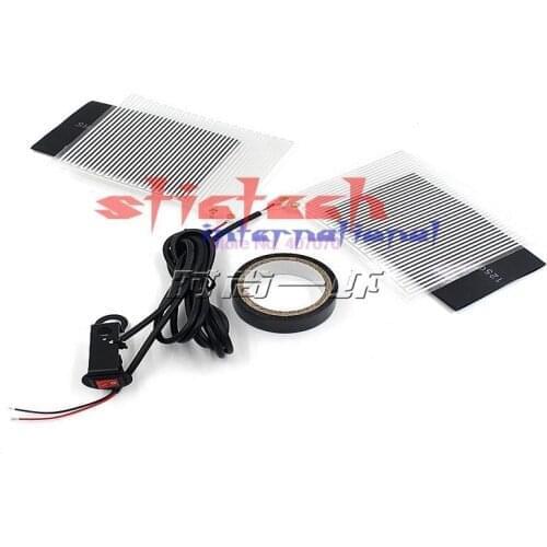 By DHL or Fedex 200pcs Universal Motorcycle ATV Heated Grip Insert Handlebar Hand Warmer kit pads 12V hot sale