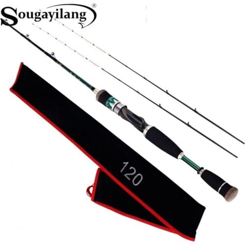Sougayilang Fishing Rod Portable Carbon Fiber with 2 Titanium Alloy Tips Soft Raft Rod Float Fishing Carp Fishing Tools/Tackle