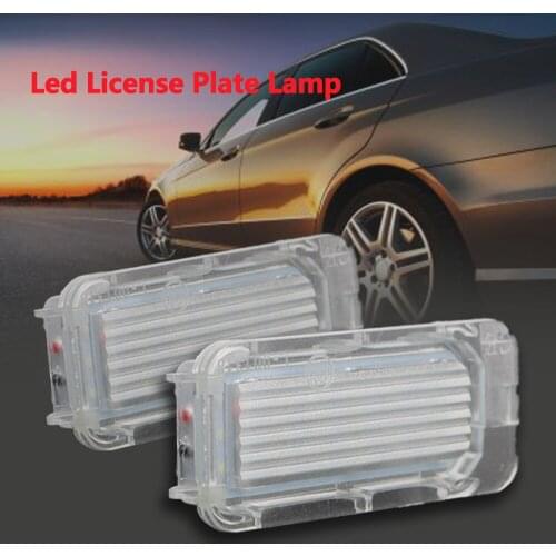LED Number License Plate Light Lamp 6000k For Ford Focus 5D Fiesta Mondeo MK4 C-Max MK2 S-Max Kuga Galaxy 2pcs