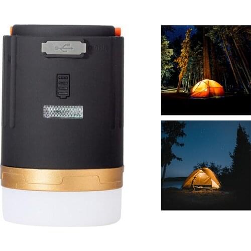 Outdoor LED camping tent lamp USB rechargeable emergency lamp magnet adsorption lamp lighting waterproof remote control