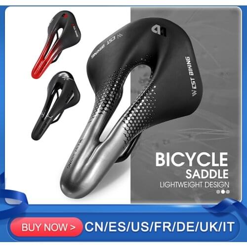 Ultralight Bicycle Saddle Racing Seat Wave Road Bicycle Saddle For Men Soft Comfortable MTB Bike Seat Bicycle Accessories