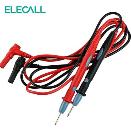 ELECALL A02 Needle Tip Probe Test Leads Pin Hot Universal Digital Multimeter Multi Meter Tester Lead Probe Wire Pen Cable 17mm
