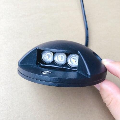 2W 3W 4W IP68 Waterproof LED Underground Light Outdoor Ground Garden Path Floor Buried Yard Spot Landscape DC12V AC85V-265V