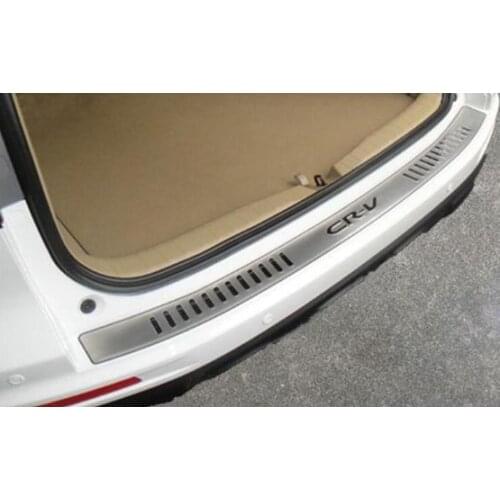 Stainless steel rear bumper protection window sill outside trunks decorative plate pedal suitable for honda CRV CR-v 2007-2011