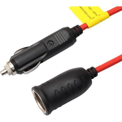 1Pcs 12V/24V 3.5M Cigarette Lighter Extension Cord Wire Car Cigarette Lighter Plug Socket Extension Cable Copper Wire
