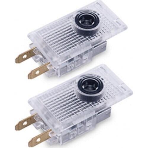 2X LED Car Logo Door Light Courtesy Welcome Laser Projector Warning Light Decoration Accessories For Mercedes Benz W210 W124