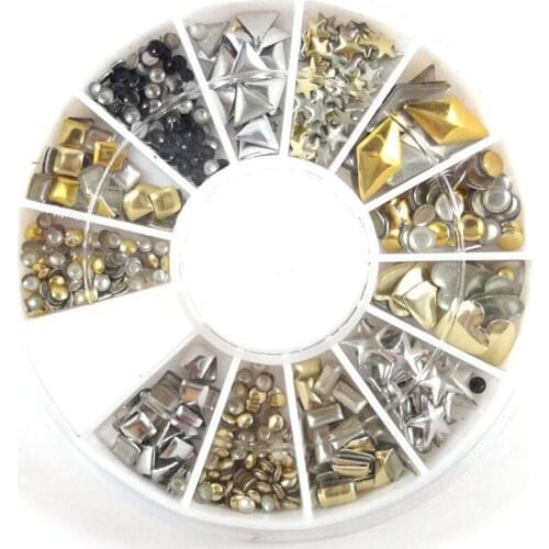 1 Box Mixed Acrylic Crystal Flatback Nails Art Diamond For Decorations Beads Fit Embellishments of Fabric Garment