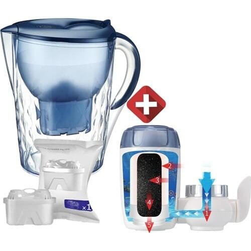 Bluefox Smart Pitcher And Tap End Filter Set with filter for clean water jug