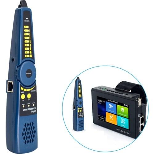 CCTV Tester IPC-1800ADH PLUS 5200PLUS Cable Tracer Digital line finder No noise Cable Tester RJ45 Detector Line Finder
